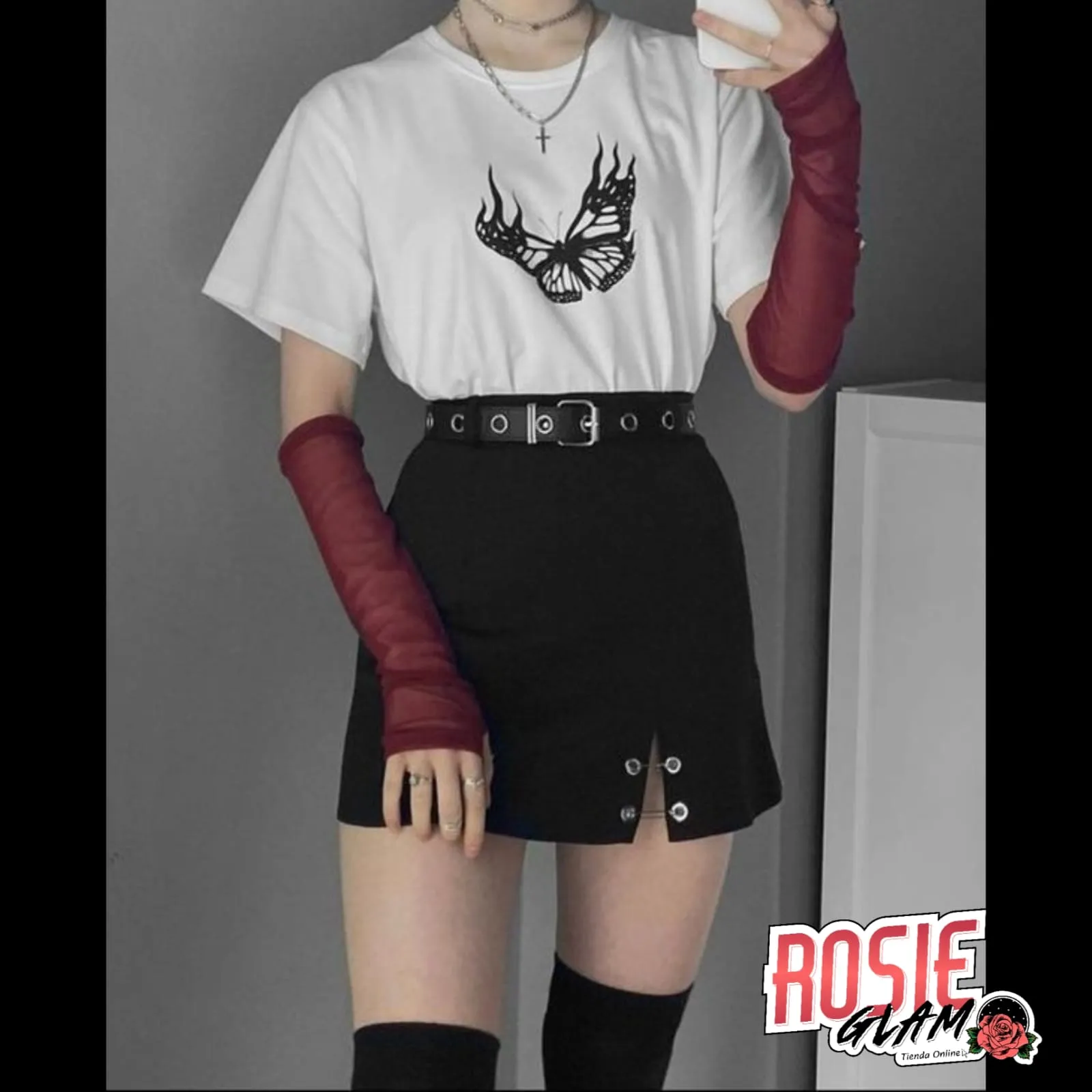 Camiseta Mariposa Fuego