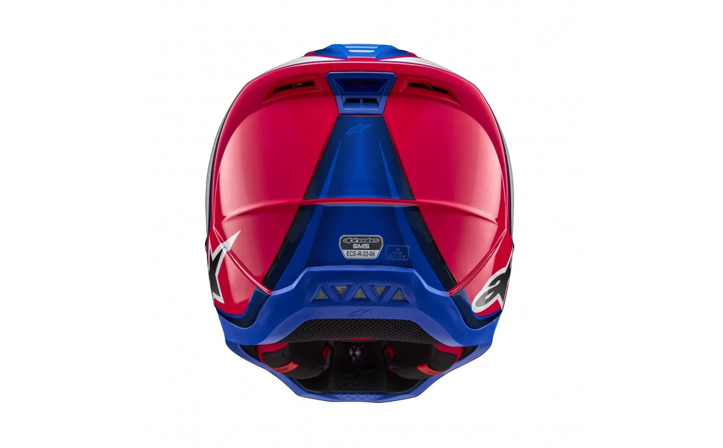 CASCO ALPINESTARS SM5 SAIL BLANCO DIVA ROSA ENAMEL AZUL GL |83067232387|