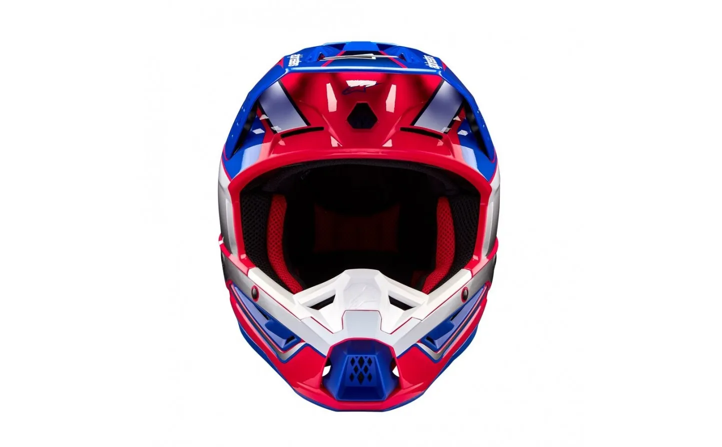 CASCO ALPINESTARS SM5 SAIL BLANCO DIVA ROSA ENAMEL AZUL GL |83067232387|