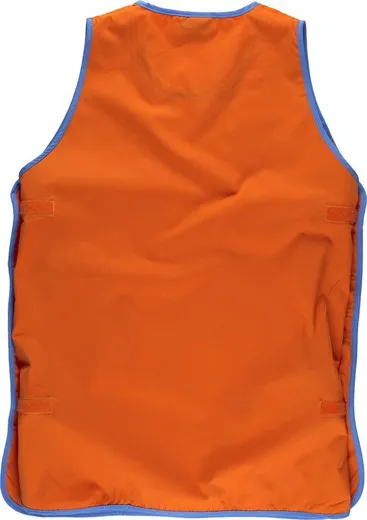 Casulla bicolor con ajustes laterales de velcro Naranja