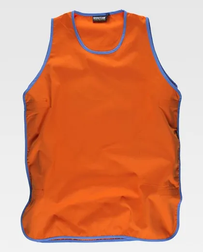 Casulla bicolor con ajustes laterales de velcro Naranja