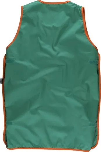 Casulla bicolor con ajustes laterales de velcro Verde