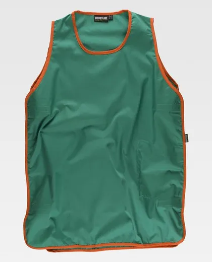 Casulla bicolor con ajustes laterales de velcro Verde