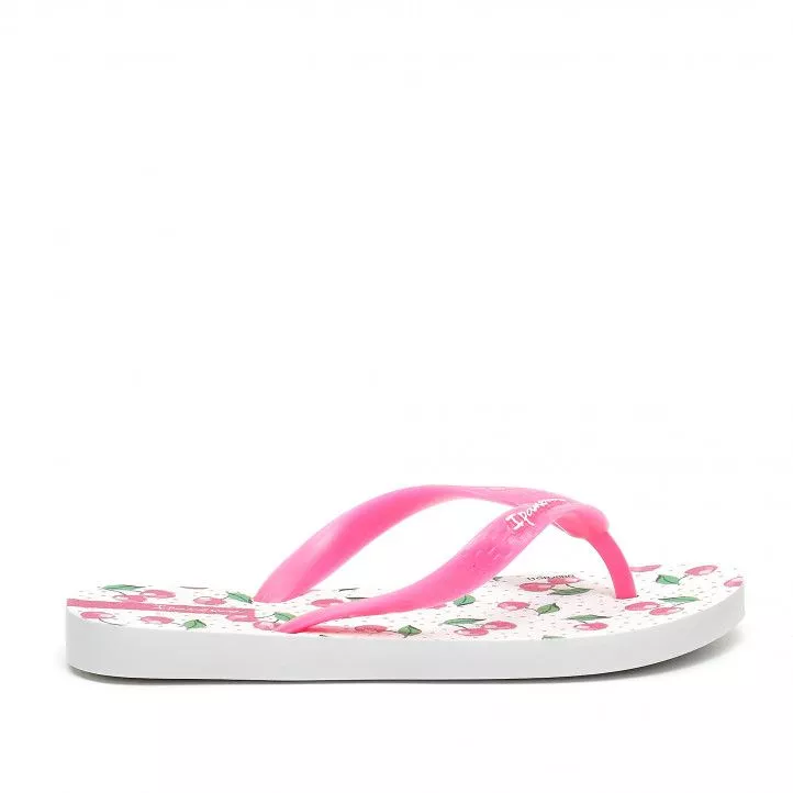Chanclas Ipanema blancas con cerezas