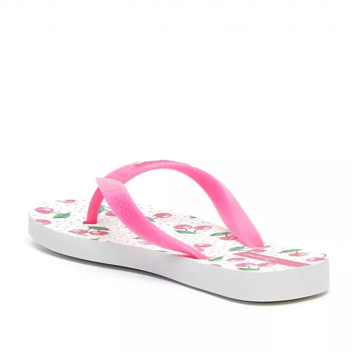 Chanclas Ipanema blancas con cerezas