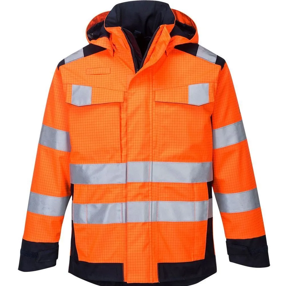 CHAQUETA IMPERMEABLE RESISTENTE LLAMA MULTINORMA 