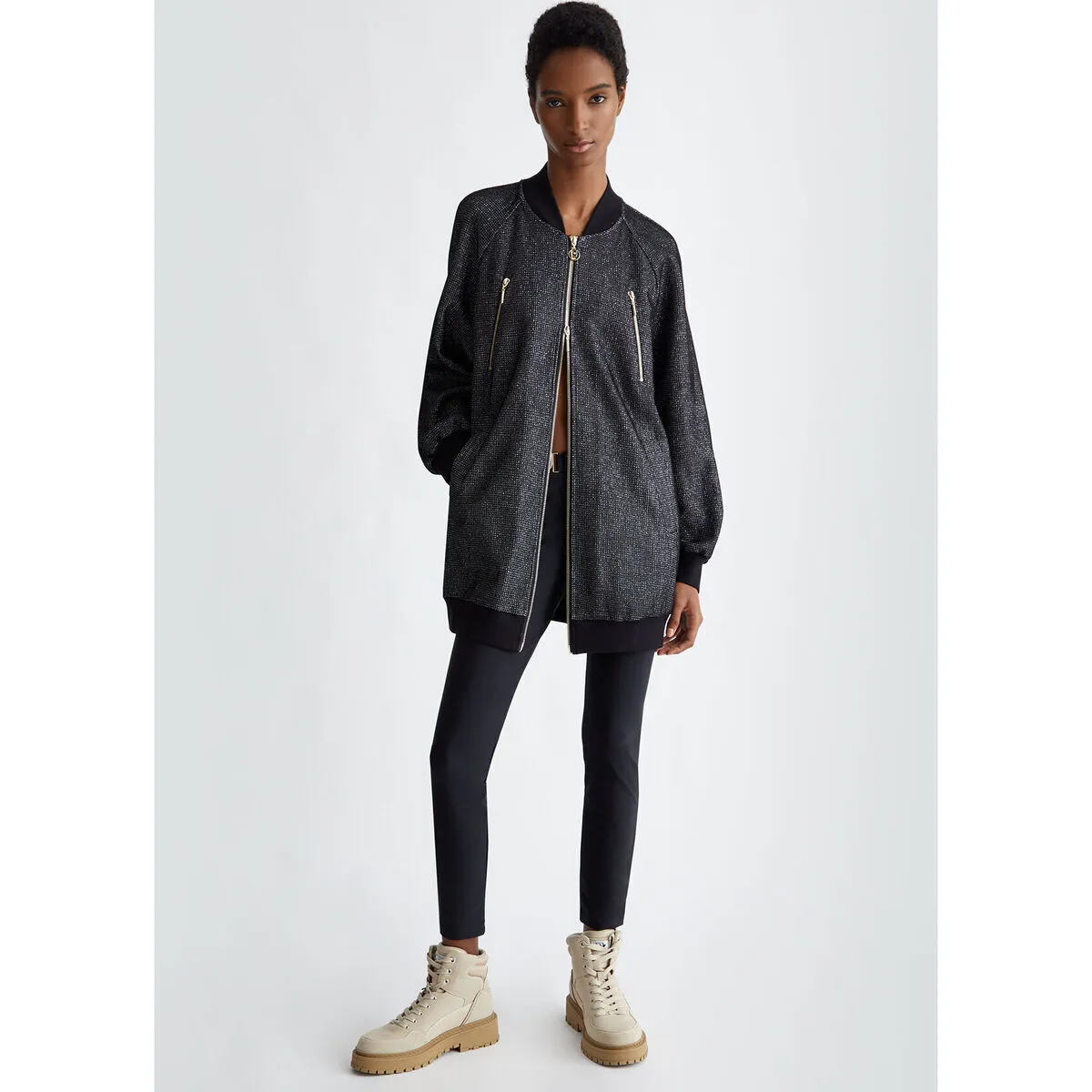 Chaquetón con lurex®