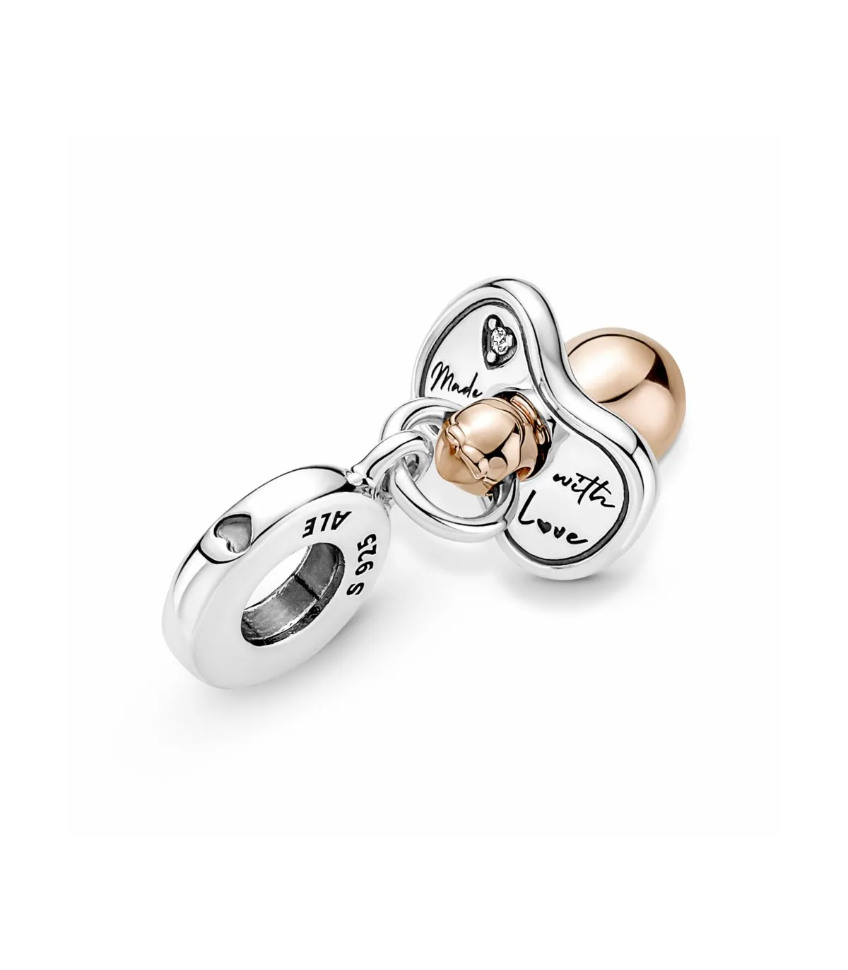 CHARM COLGANTE PANDORA CHUPETE BEBE BICOLOR  781490C01