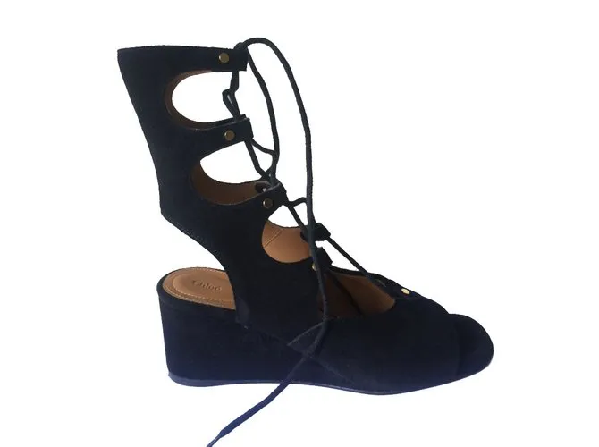 Chloé Sandalias Negro 