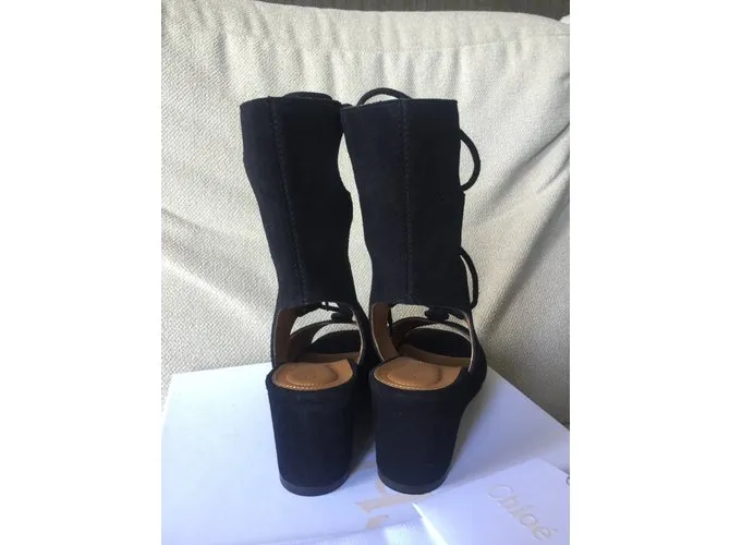 Chloé Sandalias Negro 