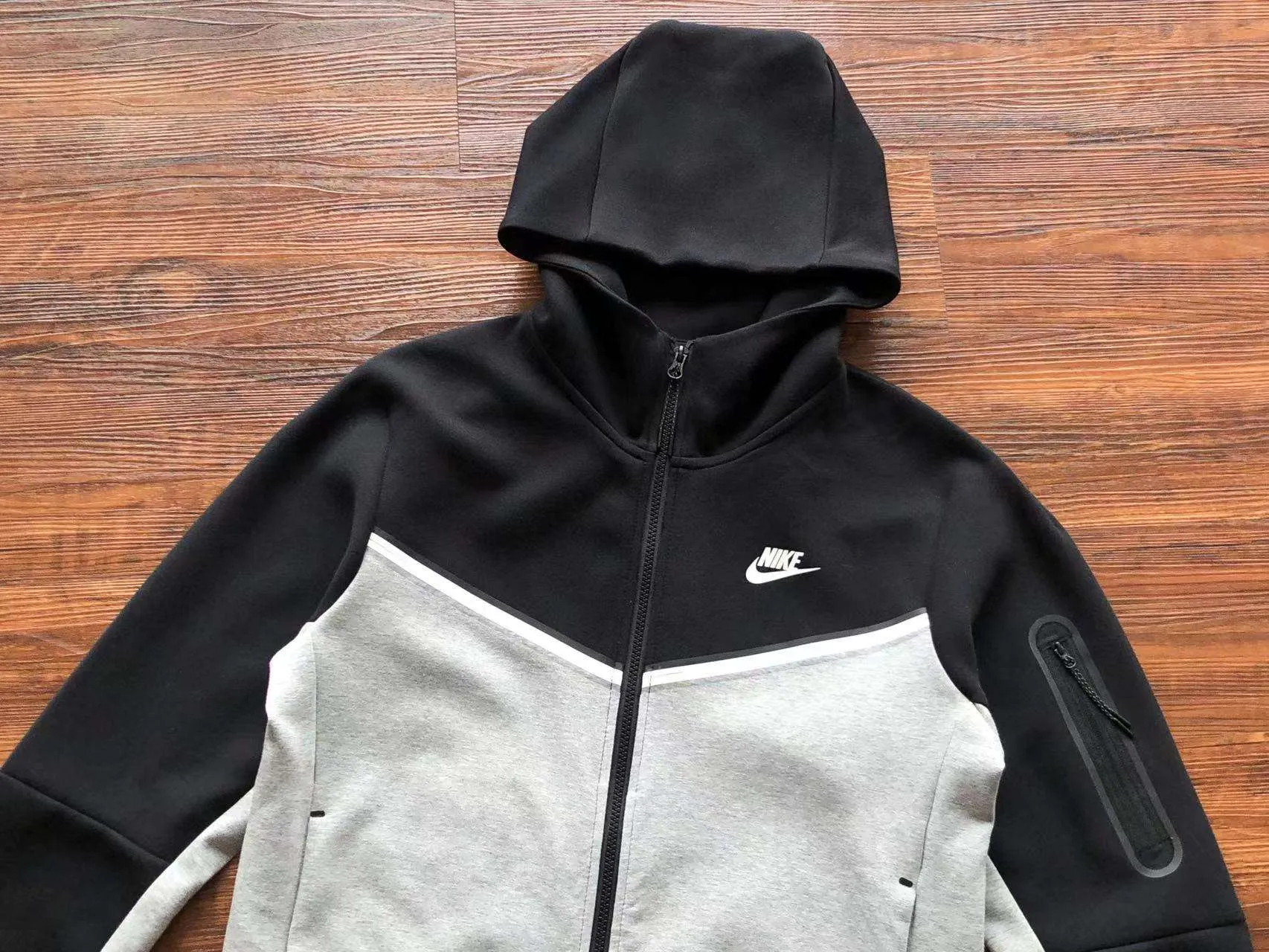 Conjunto de Chándal Nike Tech Fleece Negro/Gris
