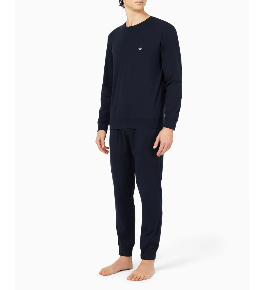 Conjunto de pijama con sudadera marino