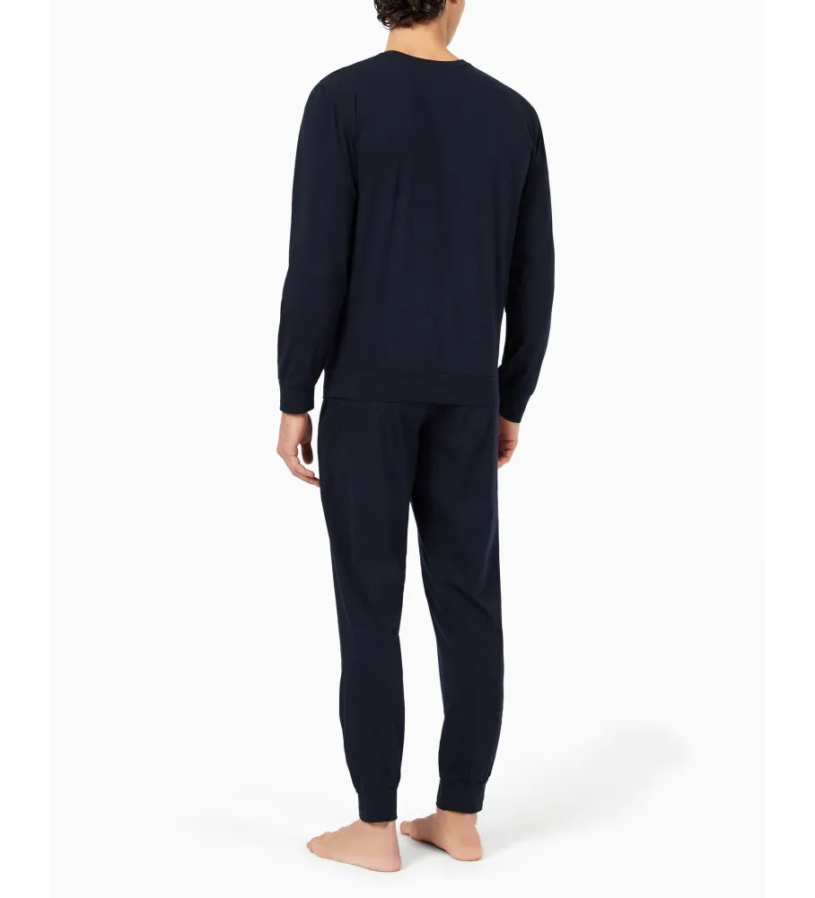 Conjunto de pijama con sudadera marino