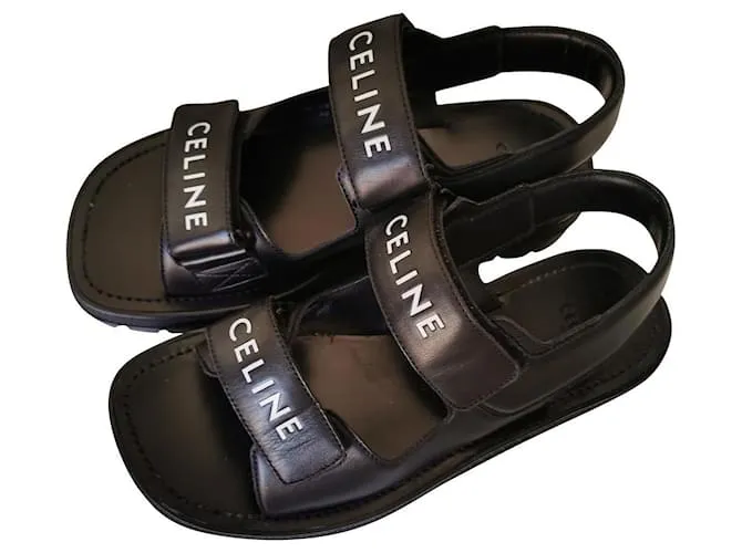 Céline Sandalias Negro 