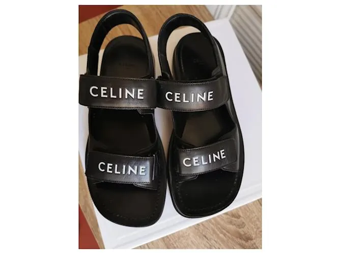 Céline Sandalias Negro 