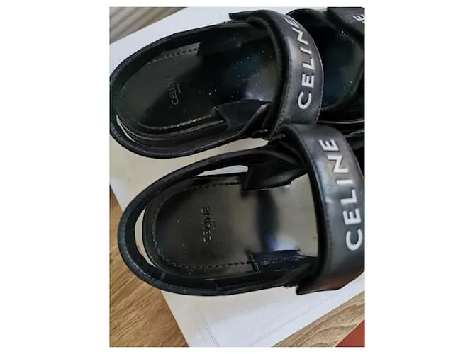 Céline Sandalias Negro 