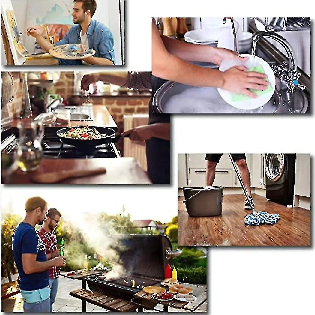 Delantal de lino de algodón Cruz delantal trasero para mujeres con bolsillos Vestido de pinafore para cocinar al horno
