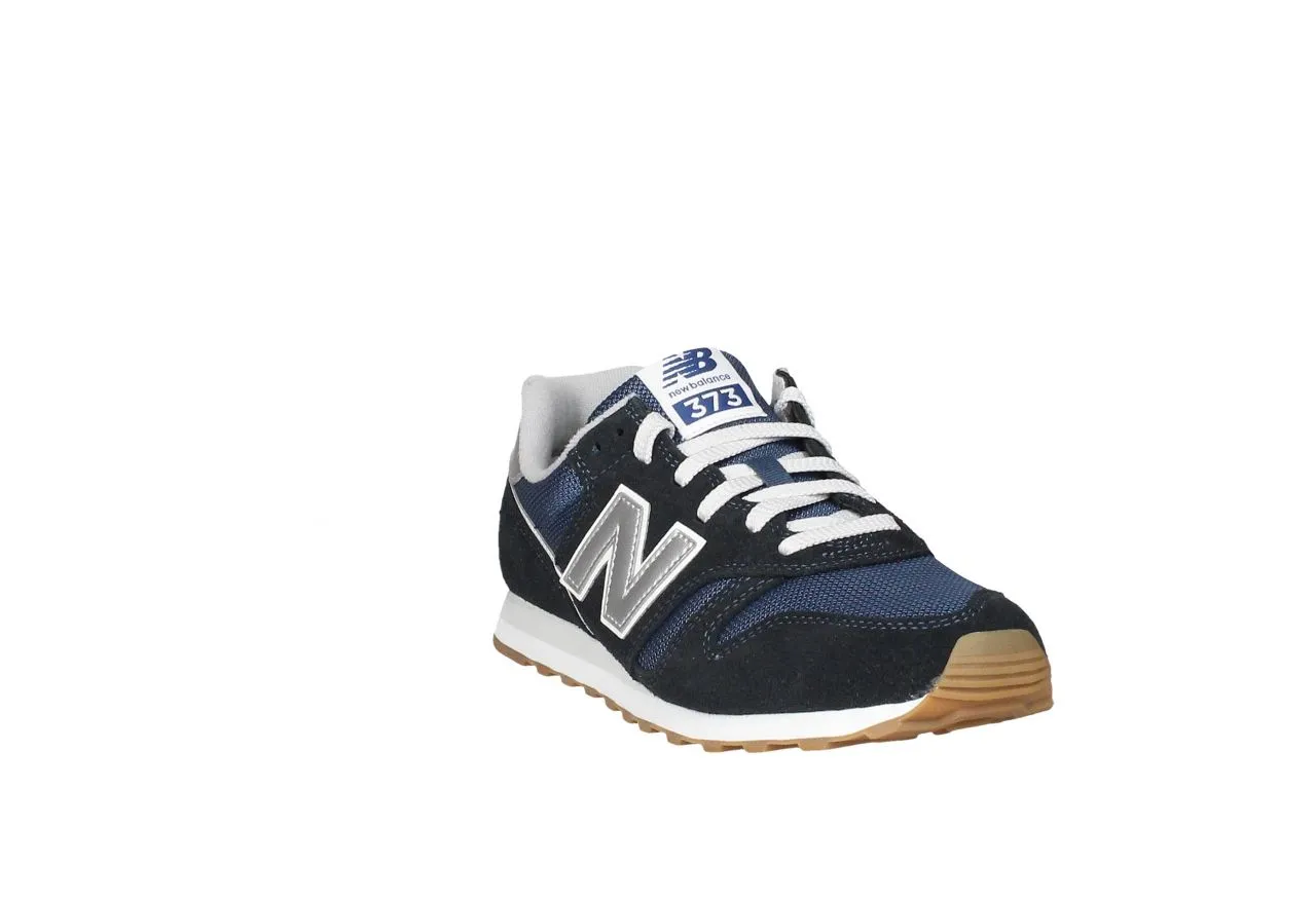 Deportivo Nobuck/nylon Azul Logo y Pieza Talon Plata