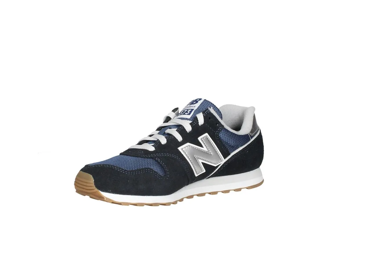 Deportivo Nobuck/nylon Azul Logo y Pieza Talon Plata
