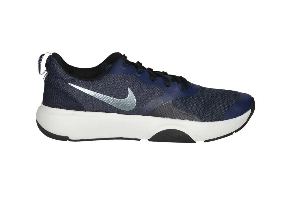 Deportivo Nylon Azul Pipa Lateral y Piso Gris