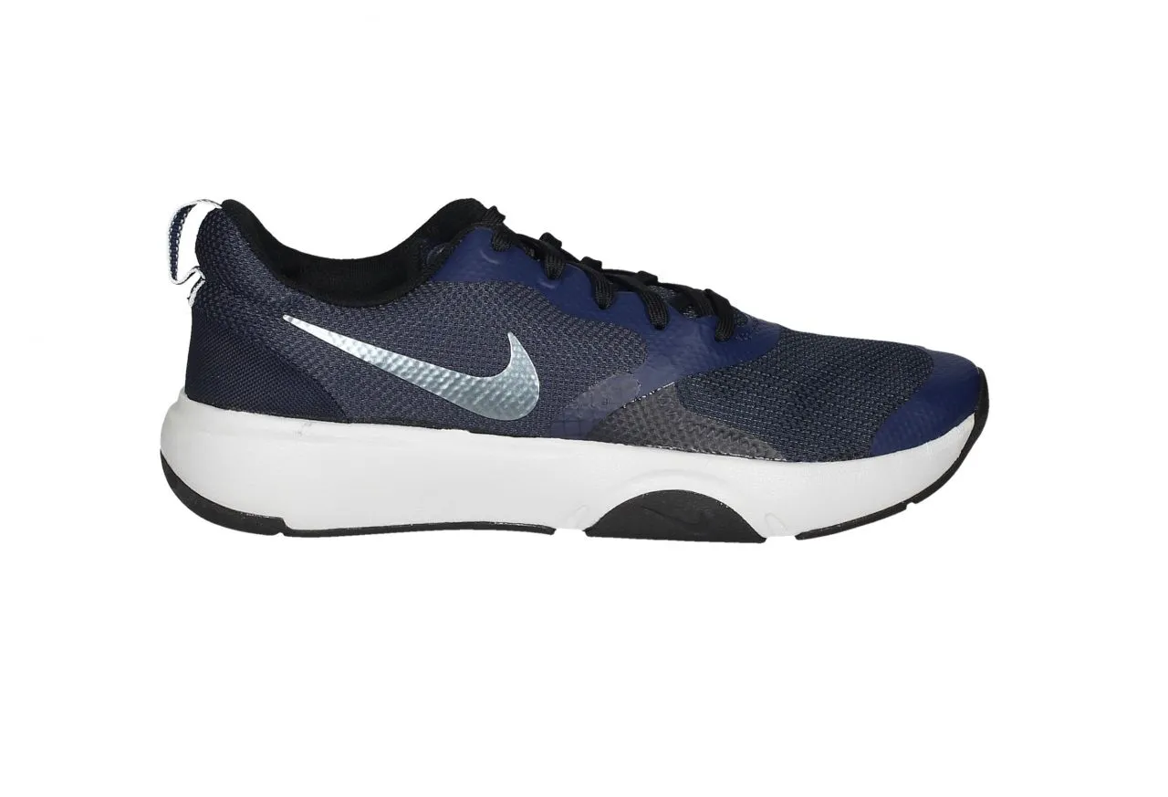 Deportivo Nylon Azul Pipa Lateral y Piso Gris