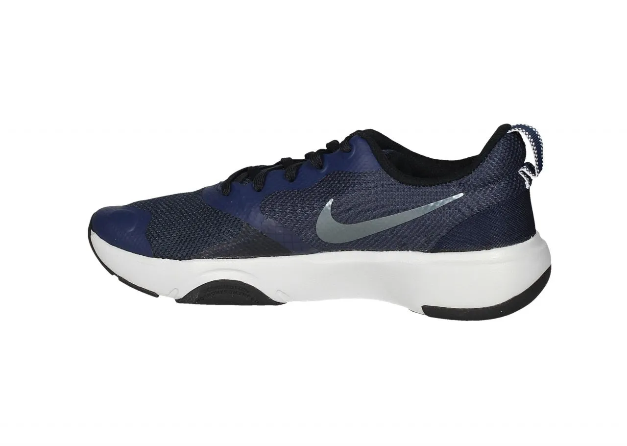 Deportivo Nylon Azul Pipa Lateral y Piso Gris