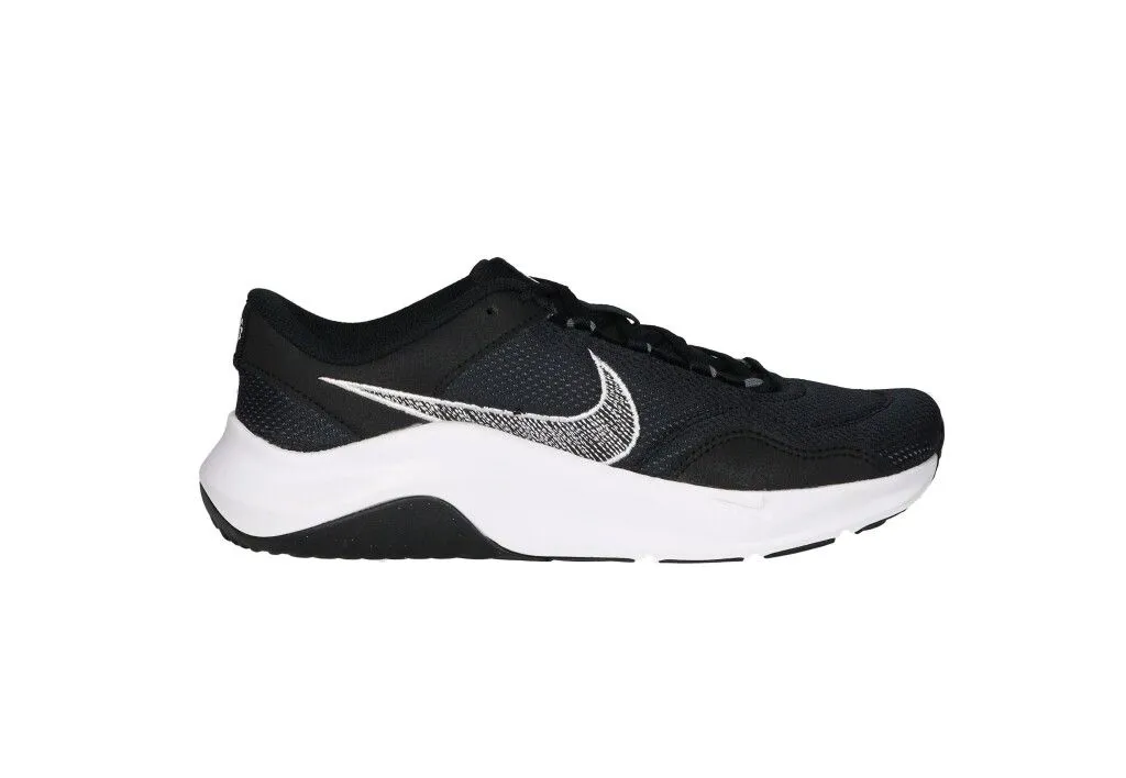 Deportivo Nylon Negro Pipa y Piso Blanco