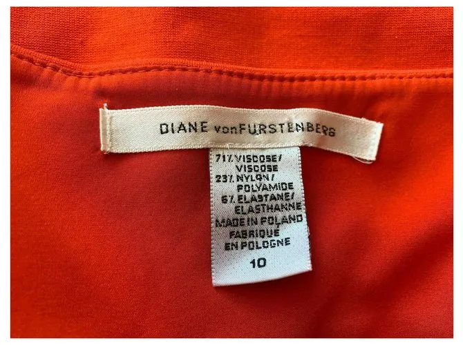 Diane Von Furstenberg Vestido deshuesado sin tirantes DvF Seymour Roja 