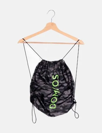 Domyos Mochila tela estampada bicolor