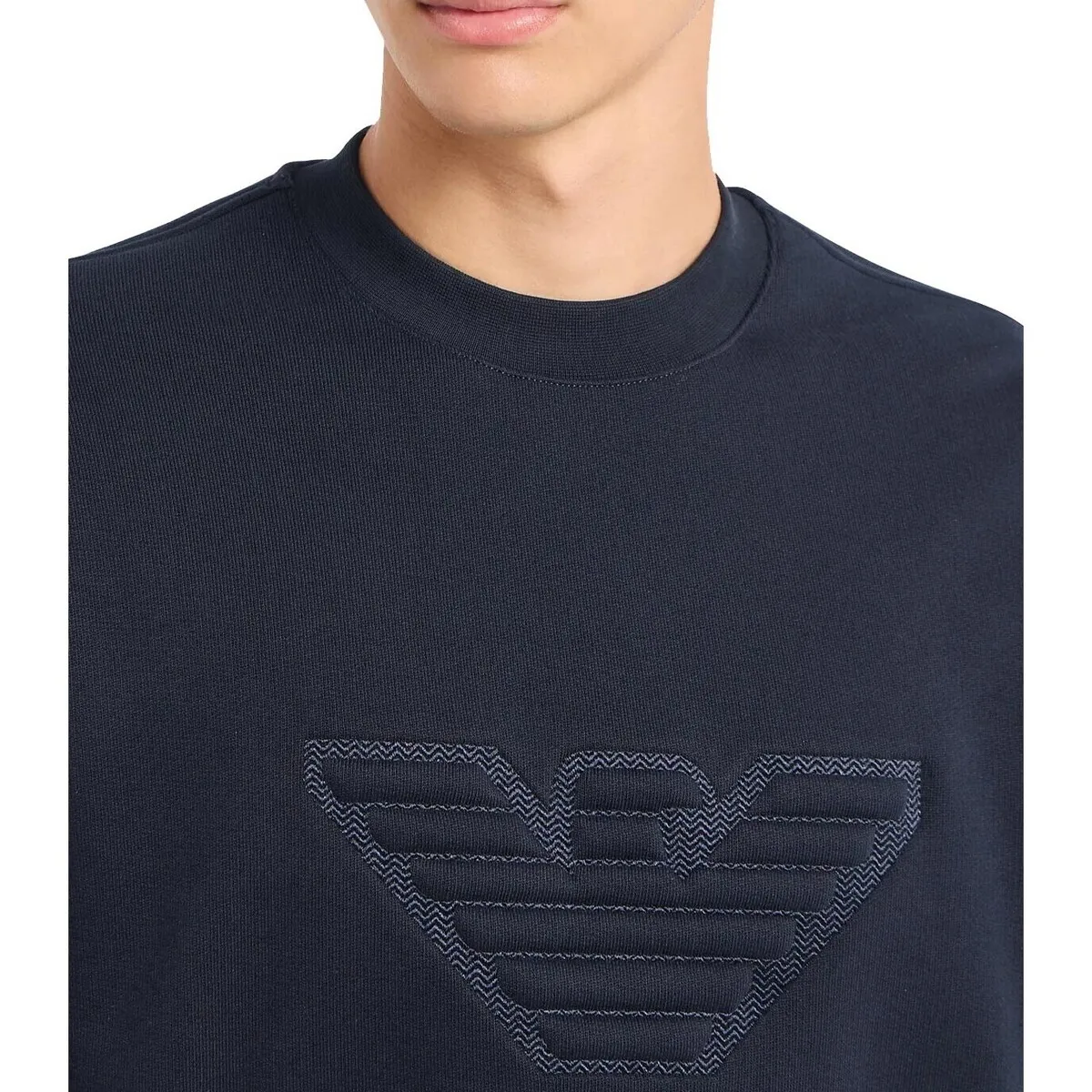 EMPORIO   SUDADERA DE PUNTO CON LOGOTIPO