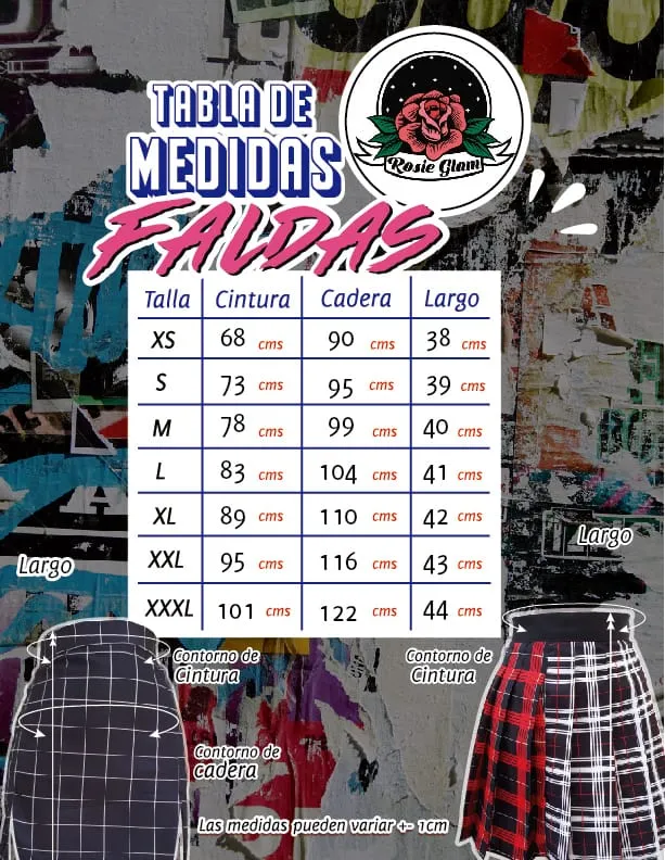 FALDA AJUSTADA MORADA  ROSIEGLAM