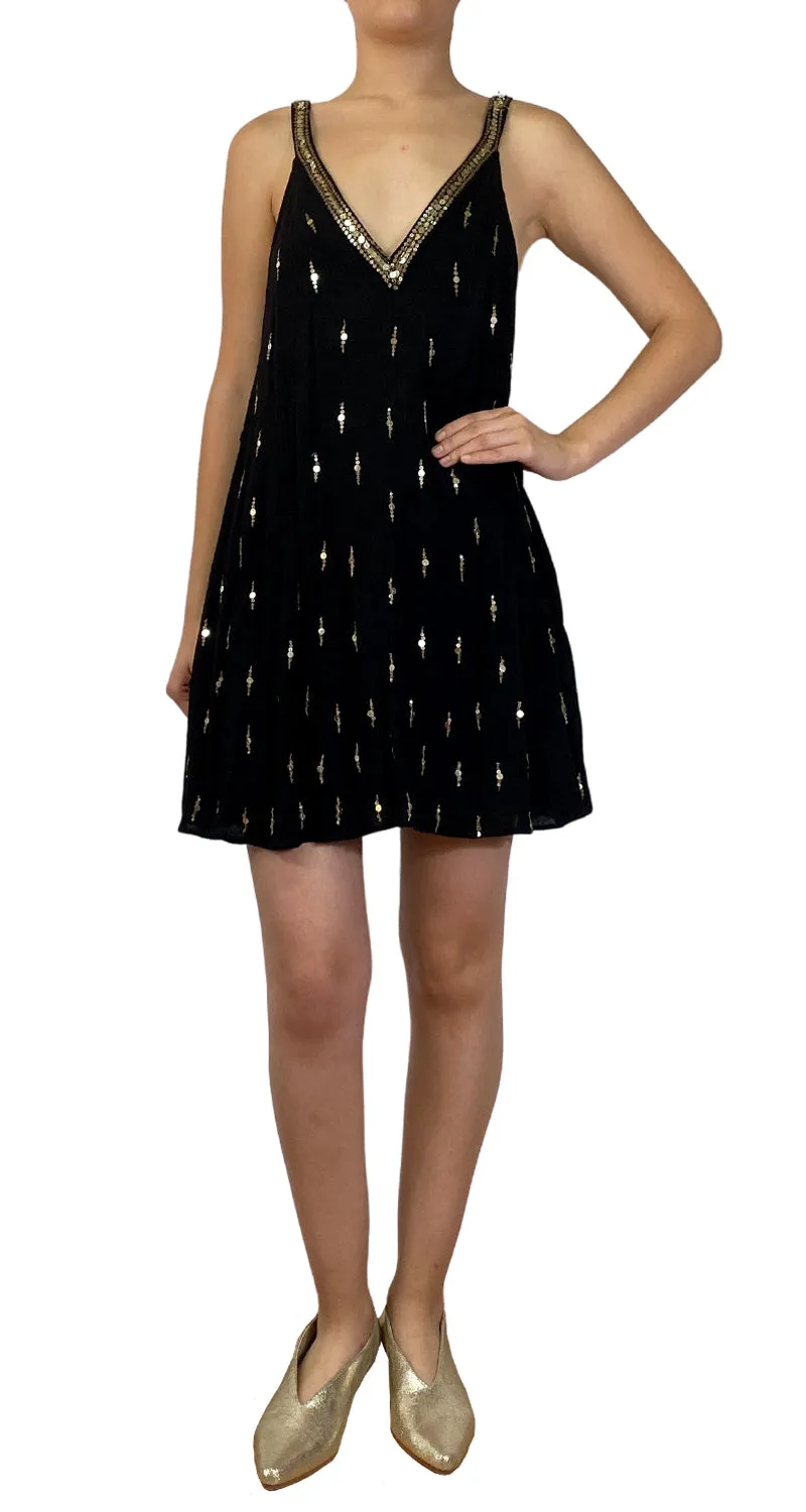 FREE PEOPLE Vestido Negro