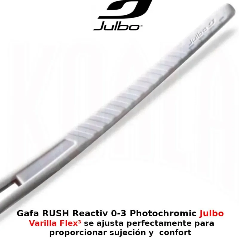 GAFA DE BIKE Y MONTAñA RUSH REACTIV 03 PHOTOCHROMIC JULBO