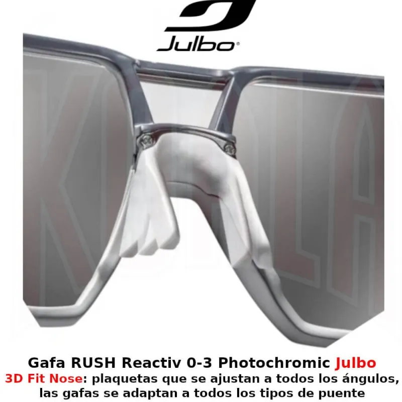 GAFA DE BIKE Y MONTAñA RUSH REACTIV 03 PHOTOCHROMIC JULBO