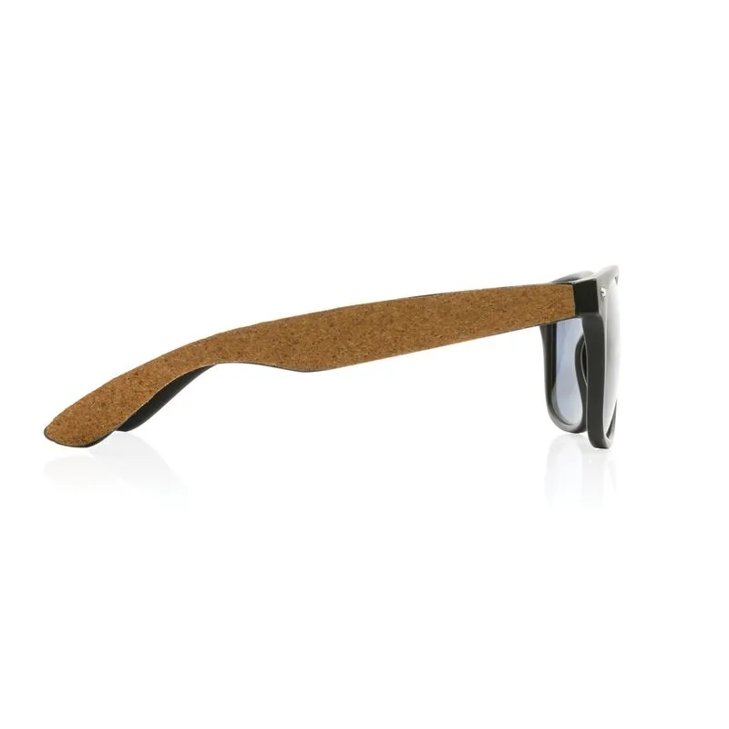 Gafas de sol de plástico PC reciclado GRS con corcho FSC®