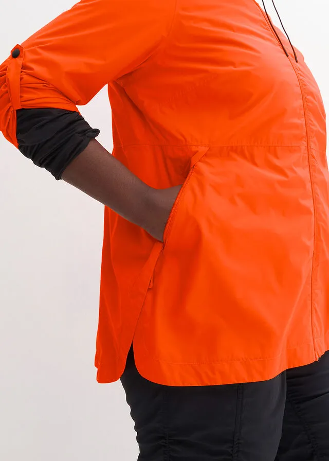 Impermeable Naranja cálido
