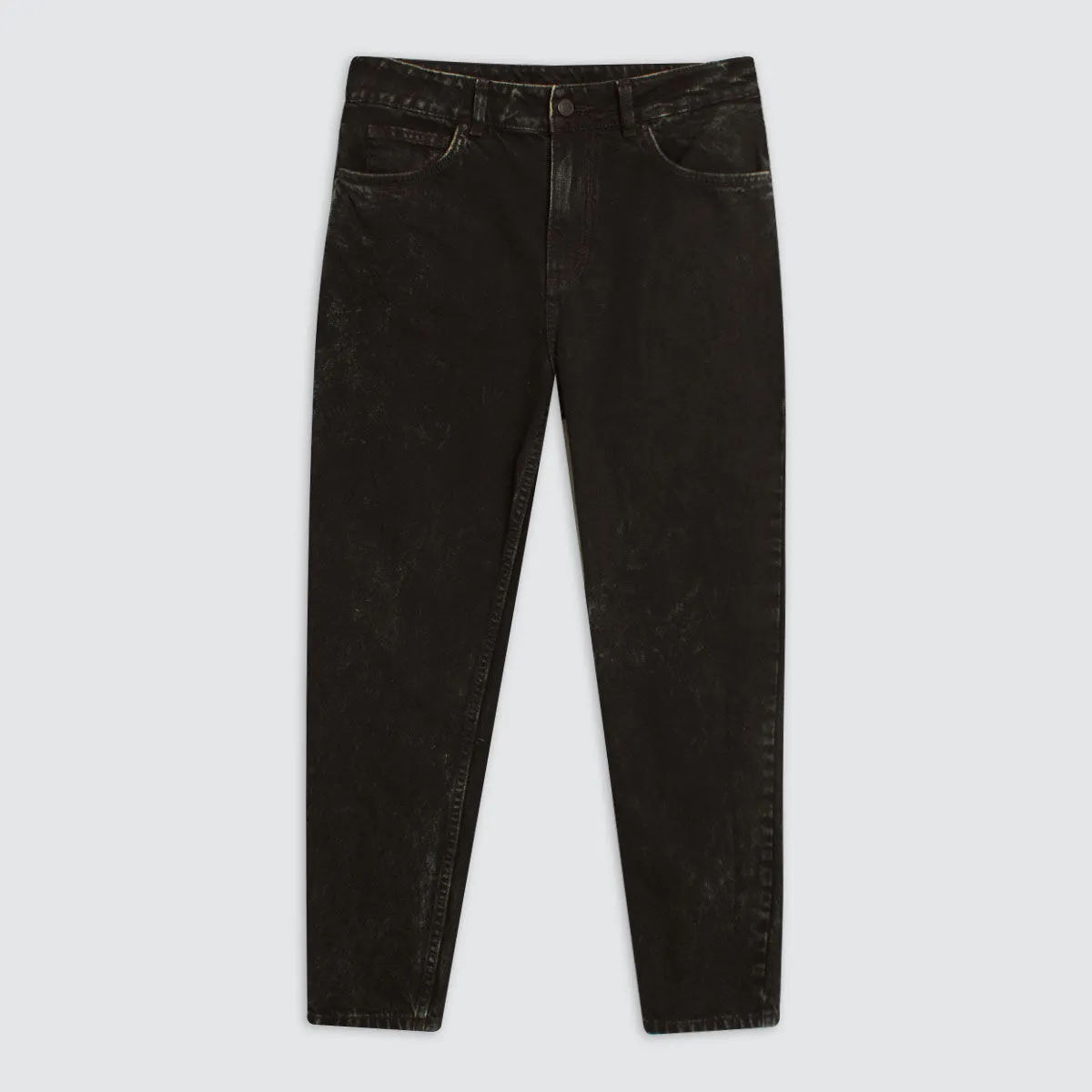 Jean Mom Con Overdyed