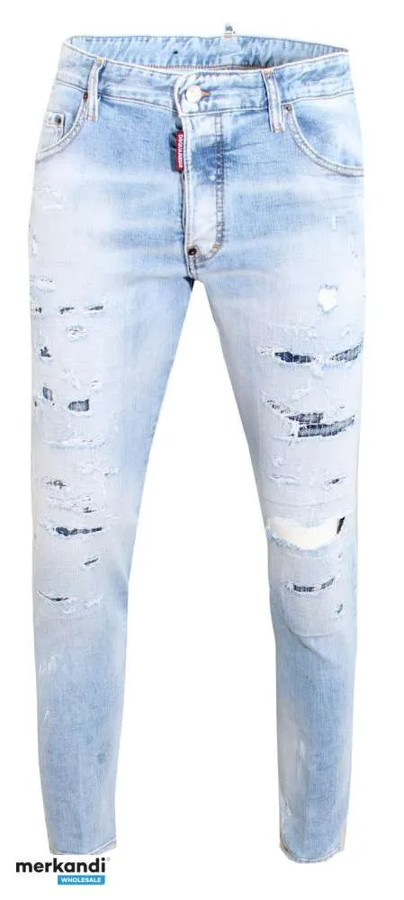 JEAN PATINADOR DSQUARED2 AZUL | AL POR MAYOR :190.56€ | AL POR MENOR: 695€.
