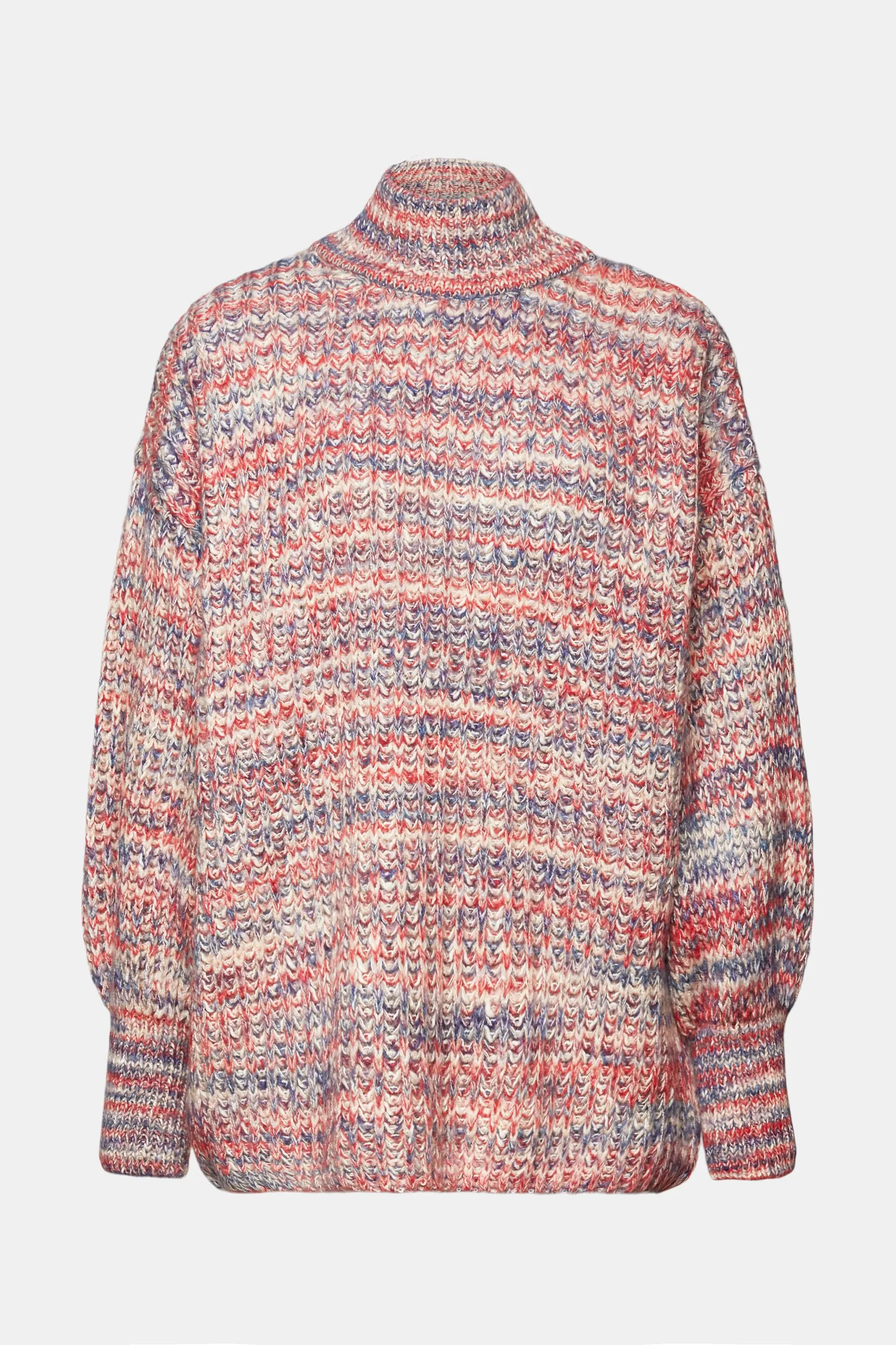 Jersey multicolor con cuello alto