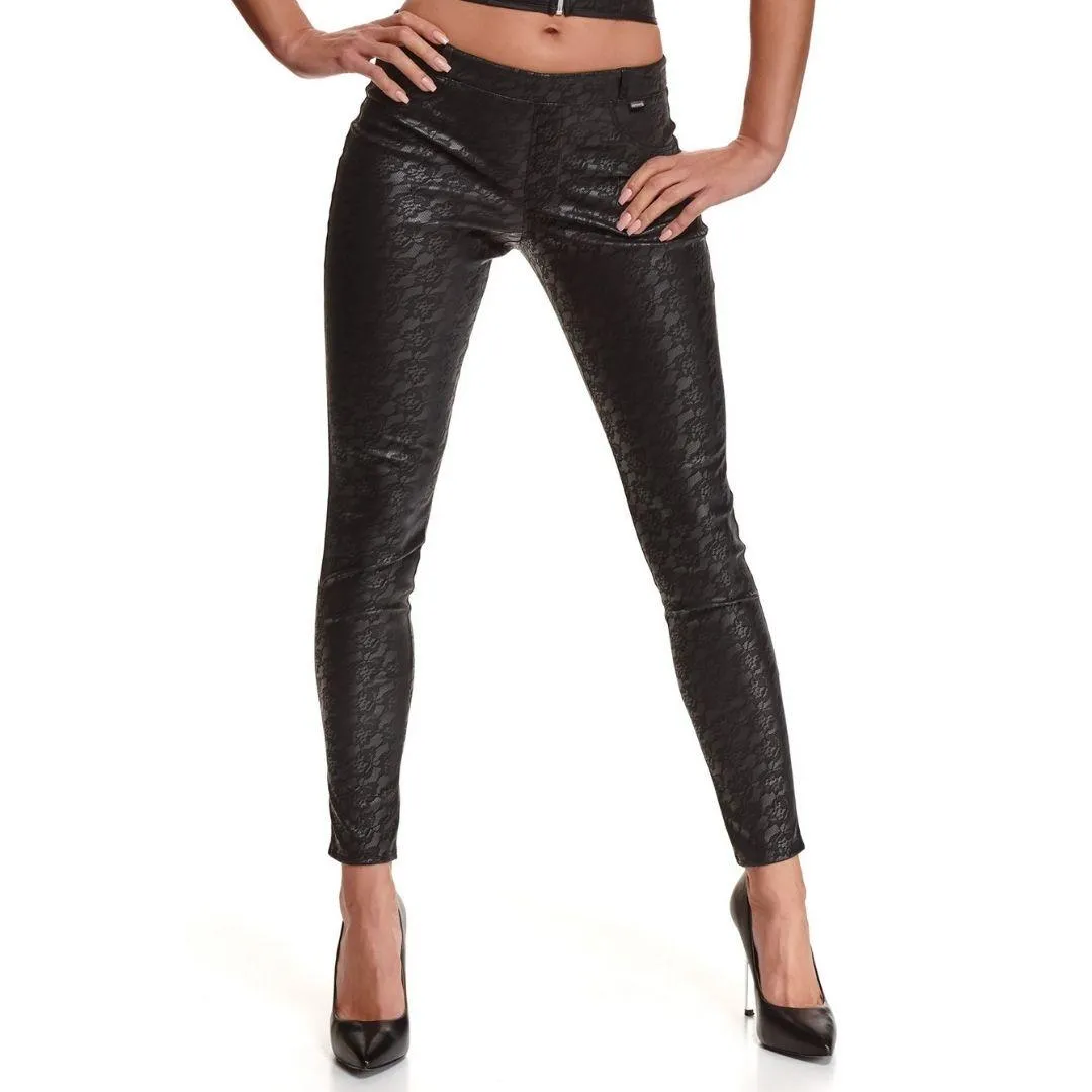 Leggings elásticos decorados 