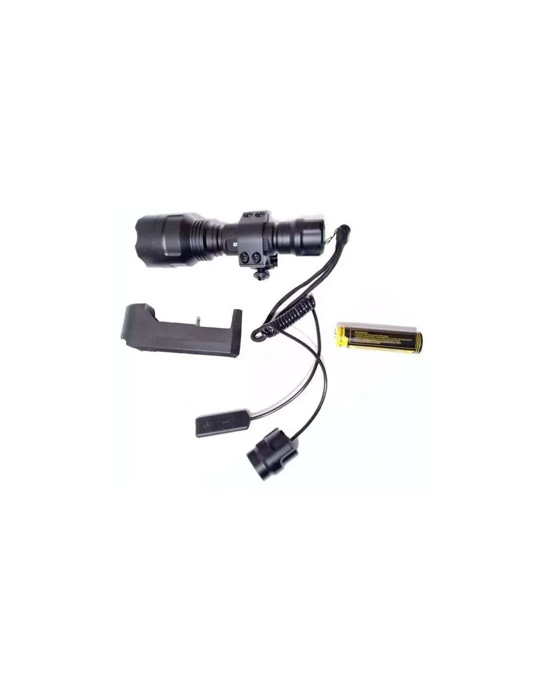 Linterna Tactica C8 Con pulsador