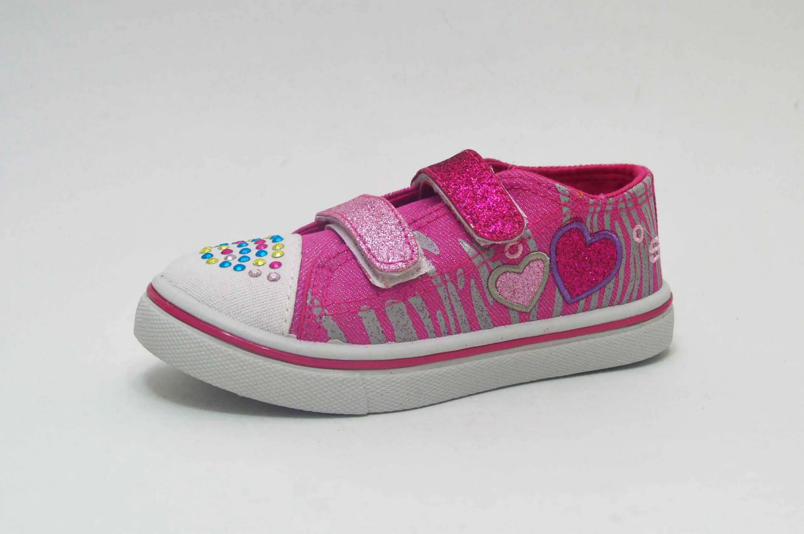 Lona glitter con puntera niña