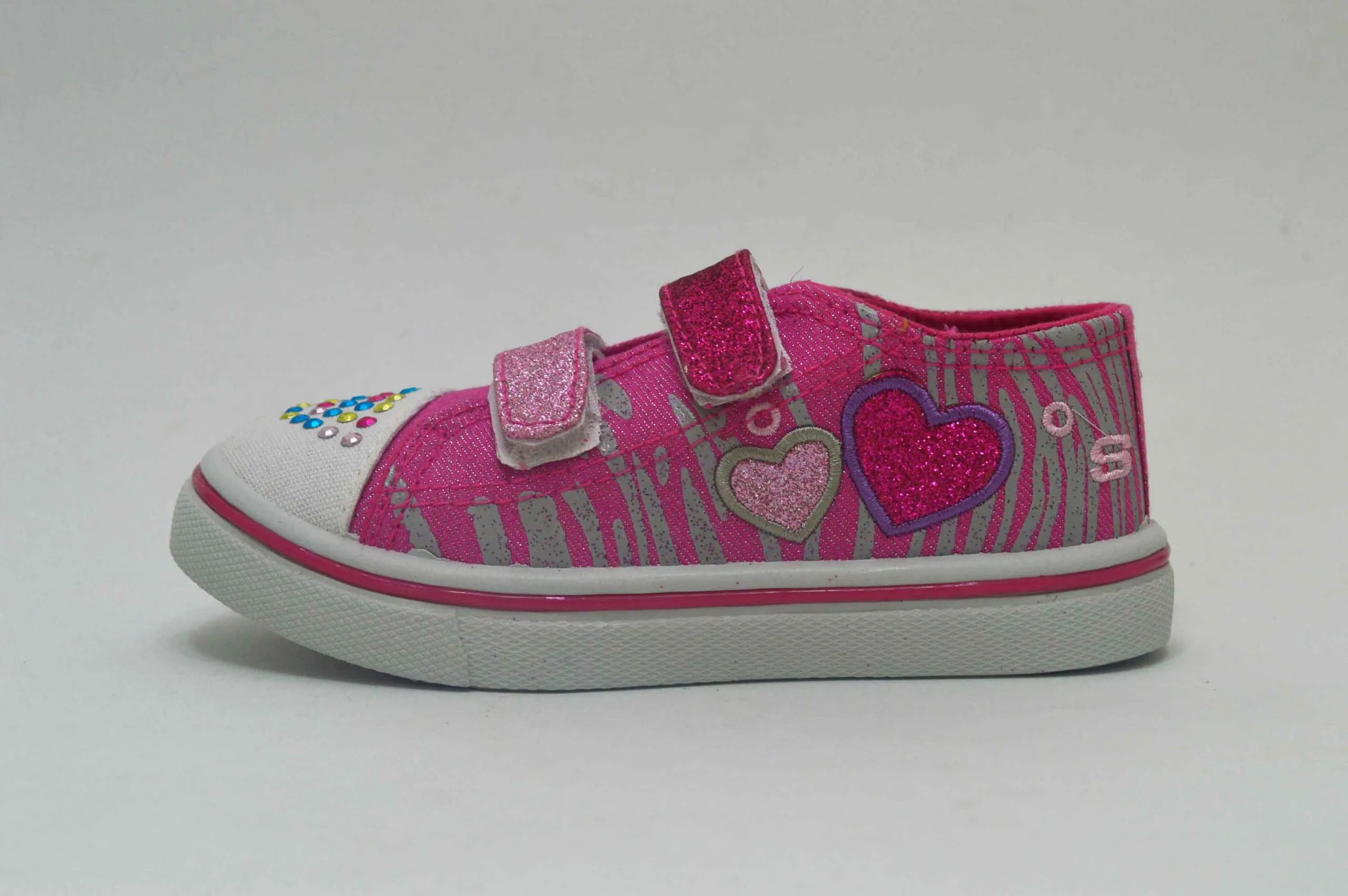 Lona glitter con puntera niña