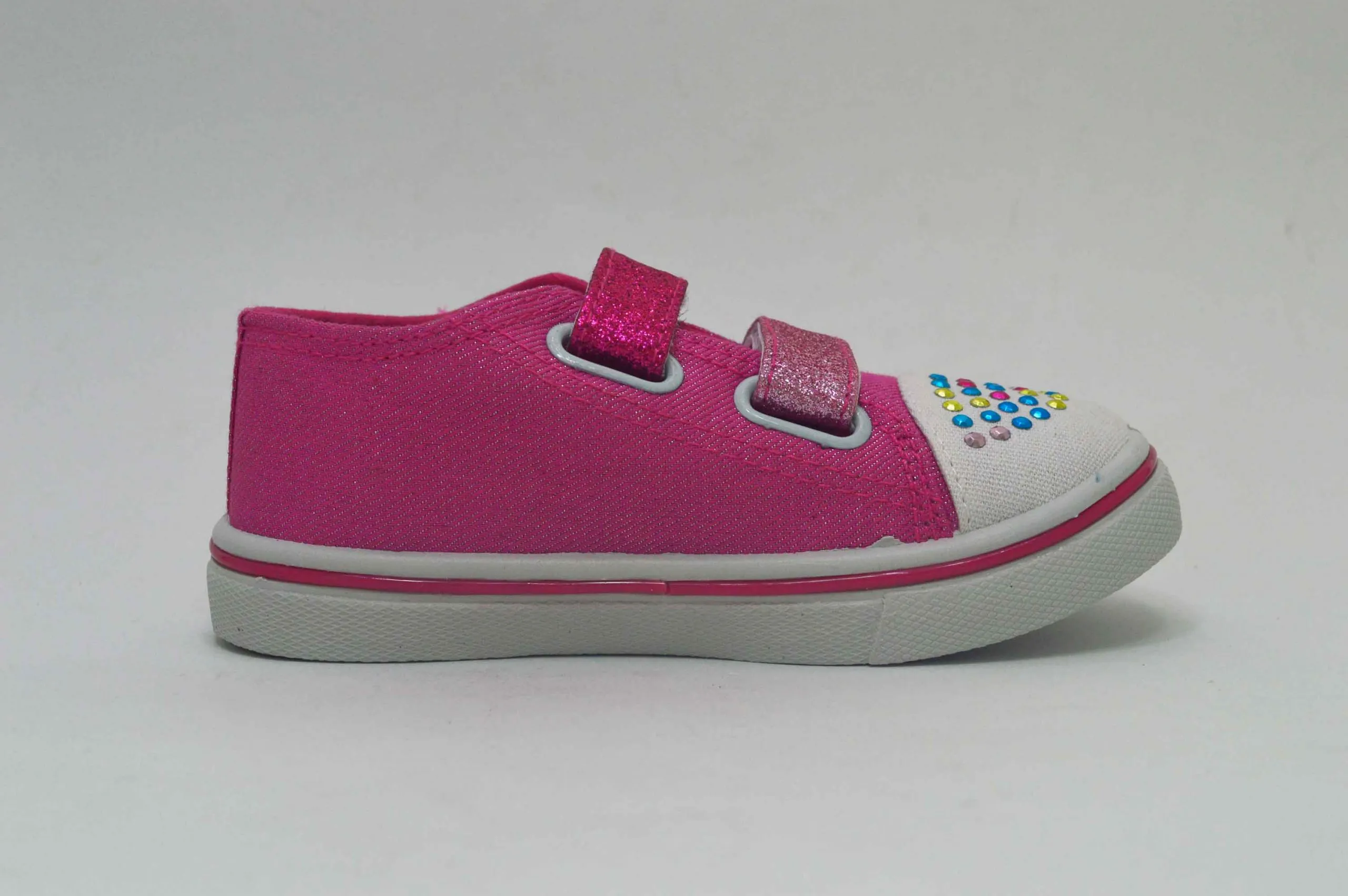 Lona glitter con puntera niña