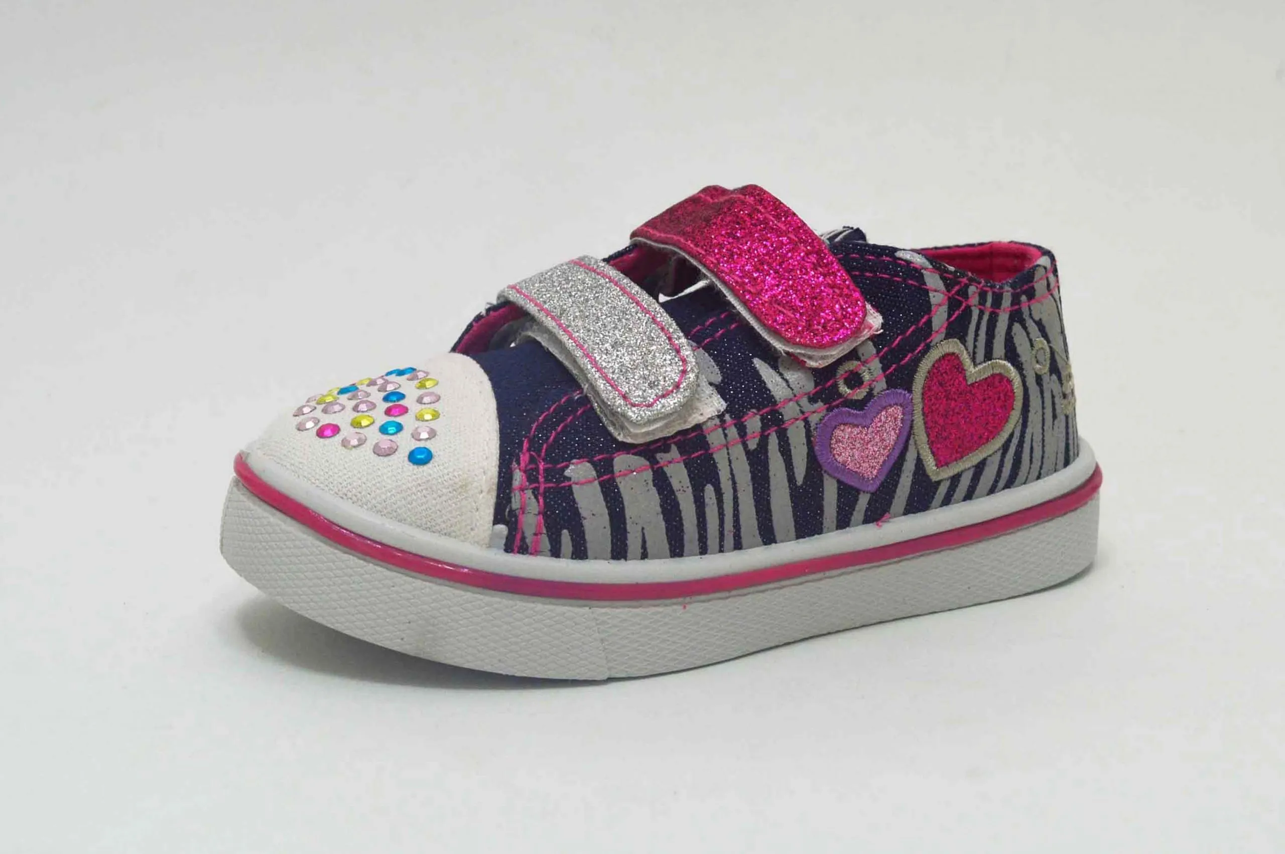 Lona glitter con puntera niña