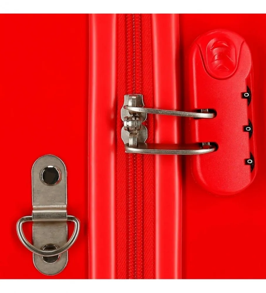 MALETA CORREPASILLOS 2 RUEDAS MULTIDIRECCIONALES CIRCLE MICKEY ROJA 34L / 38X50X20CM