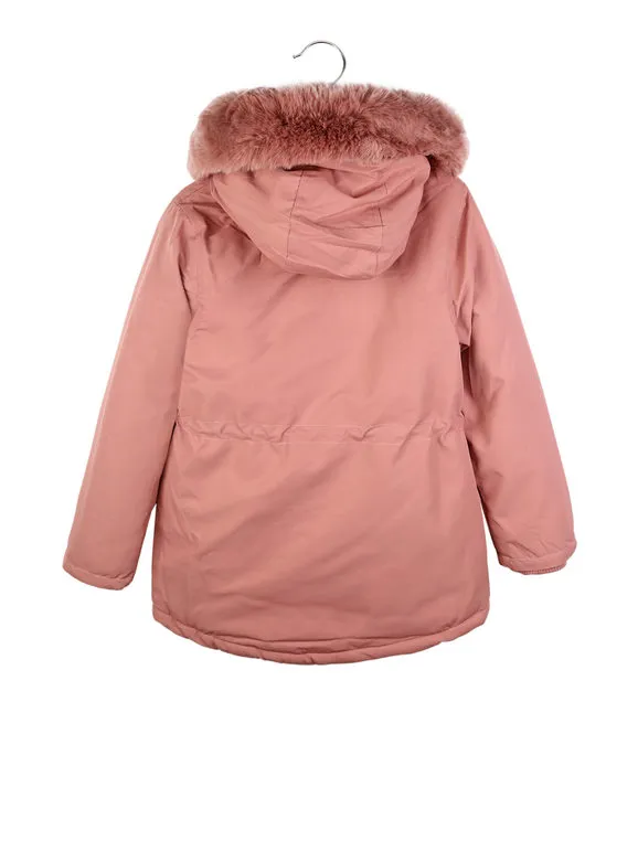 M&2 Kids Cazadora acolchada con capucha para niña