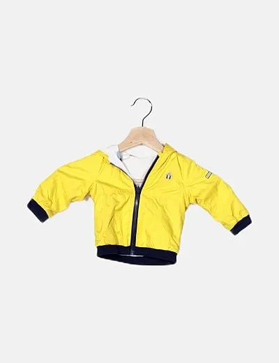 Mayoral Impermeable amarillo reversible