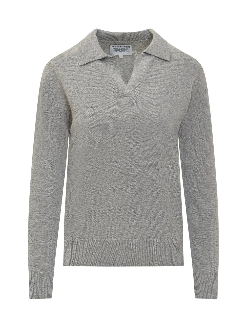 MC2 SAINT BARTH Polo Sweater with Logo