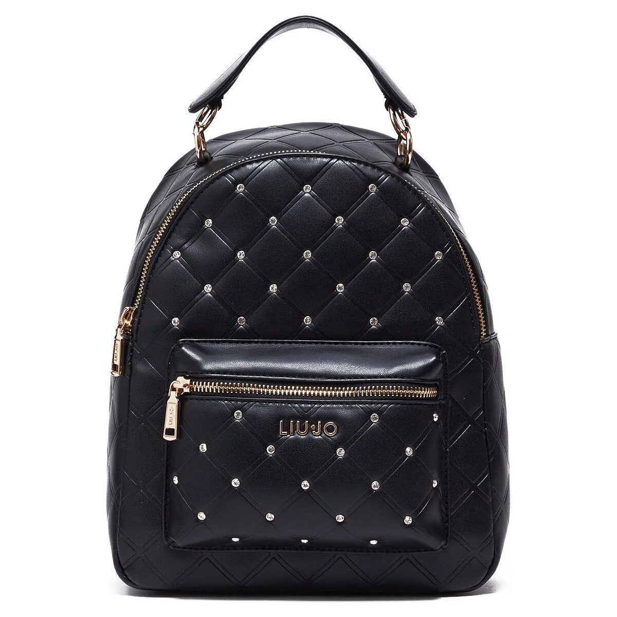 Mochila acolchada con strass